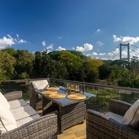 וילה Bosphorus View Duplex W Terrace In Ortakoy *