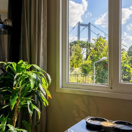 Bosphorus View Duplex W Terrace In Ortakoy וילה איסטמבול
