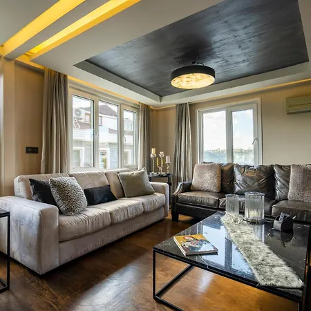 Bosphorus View Duplex W Terrace In Ortakoy איסטמבול
